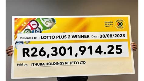 Lucky ABSA lotto plus two jackpot winner bags over R6 million.